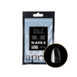 TIPS REFILL BAGS | APRES GEL-X | NATURAL ALMOND X-SHORT (50pcs)