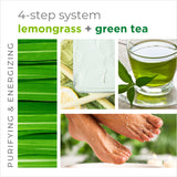BCL SPA | 4 STEP PEDICURE | LEMONGRASS + GREEN TEA