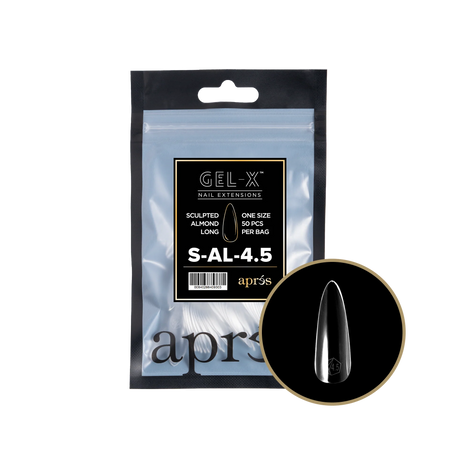 TIPS REFILL BAGS | APRES GEL-X | SCULPTED ALMOND LONG(50pcs)