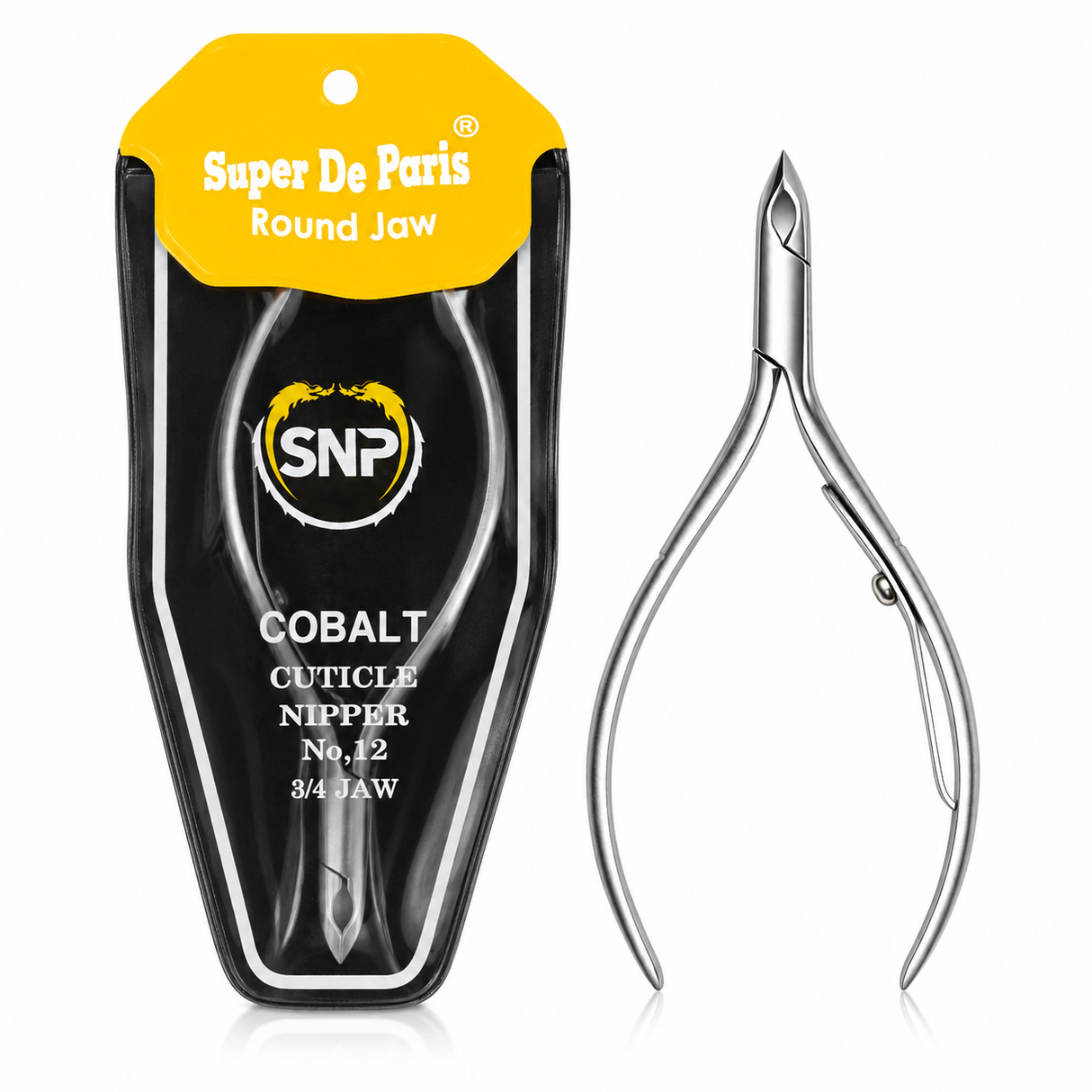 SUPER DE PARIS | COBALT CUTICLE NIPPER (ROUND HEAD)