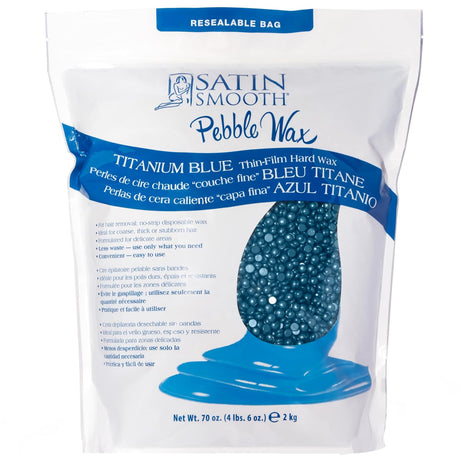 SATIN SMOOTH | PEBBLE WAX - Titanium Blue