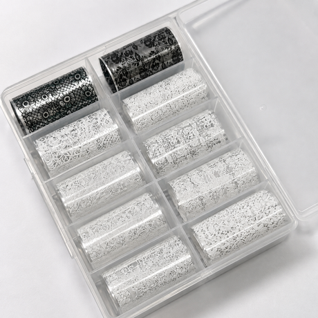 FOIL BOX | LACE NAIL TRANSFER FOIL
