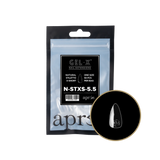 TIPS REFILL BAGS | APRES GEL-X | NATURAL STILETTO X-SHORT (50pcs)