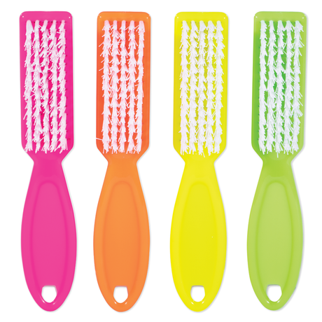 NEON NAIL BRUSHES CONTAINS (24PCS)