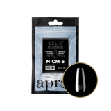 TIPS REFILL BAGS | APRES GEL-X | NATURAL COFFIN MEDIUM (50pcs)
