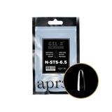 TIPS REFILL BAGS | APRES GEL-X | NATURAL STILETTO SHORT (50pcs)