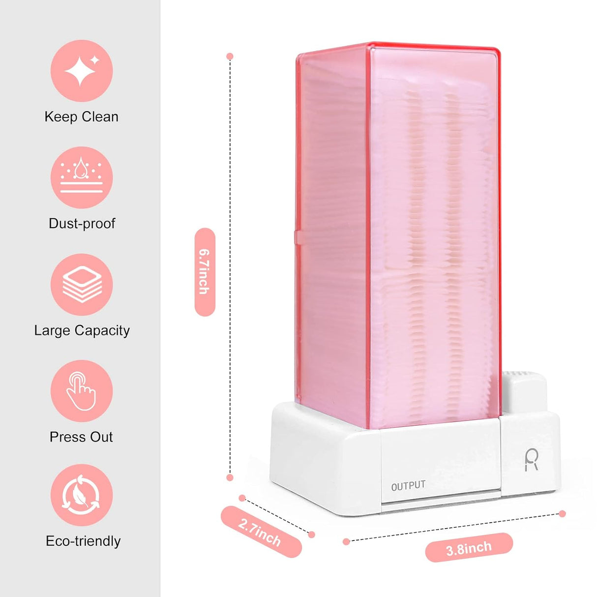 DISPENSER STORAGE | SPRESS OUT COTTON PAD HOLDER