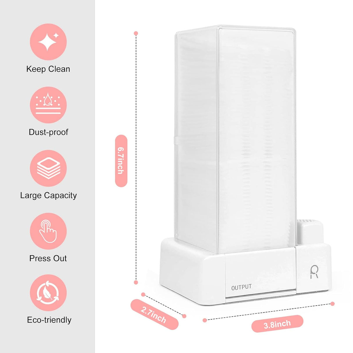 DISPENSER STORAGE | SPRESS OUT COTTON PAD HOLDER