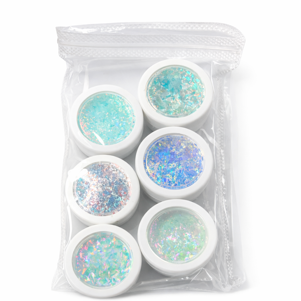 CHROME FLAKE - SET OF 6PCS