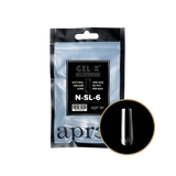 TIPS REFILL BAGS | APRES GEL-X | NATURAL SQUARE LONG (50pcs)