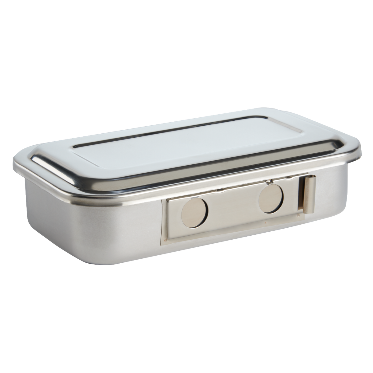 STAINLESS STEEL STERILIZING BOX WITH LID - 8”