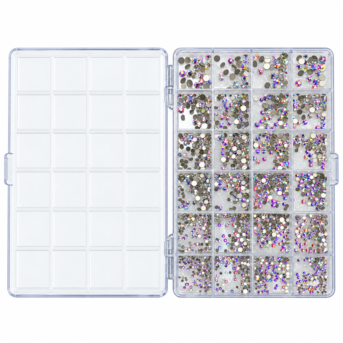 GLASS RHINESTONE | BOX OF 6 SIZE