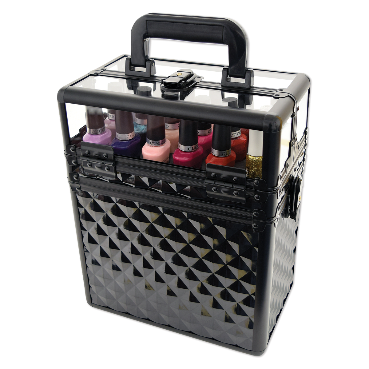 NAIL CASE | TRAVEL NAIL & MAKE UP CASE | BLACK