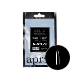 TIPS REFILL BAGS | APRES GEL-X | NATURAL STILETTO LONG (50pcs)
