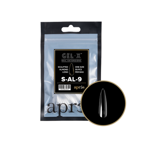 TIPS REFILL BAGS | APRES GEL-X | SCULPTED ALMOND LONG(50pcs)