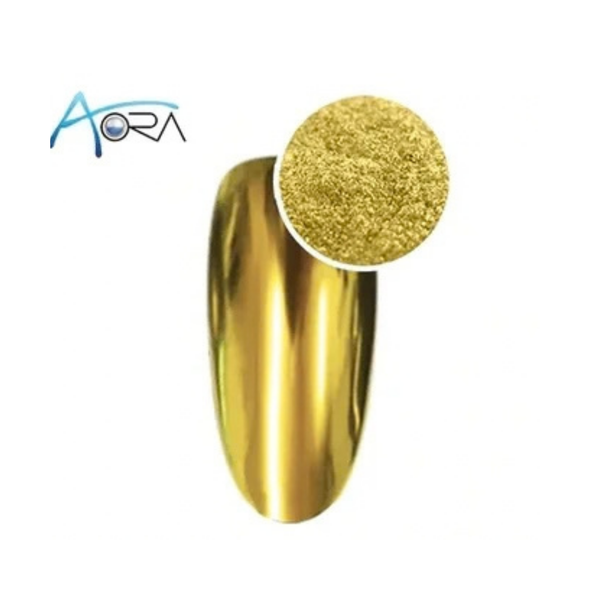 A-ORA CHROME | METALIC HOLOGRAM GOLD - 1G