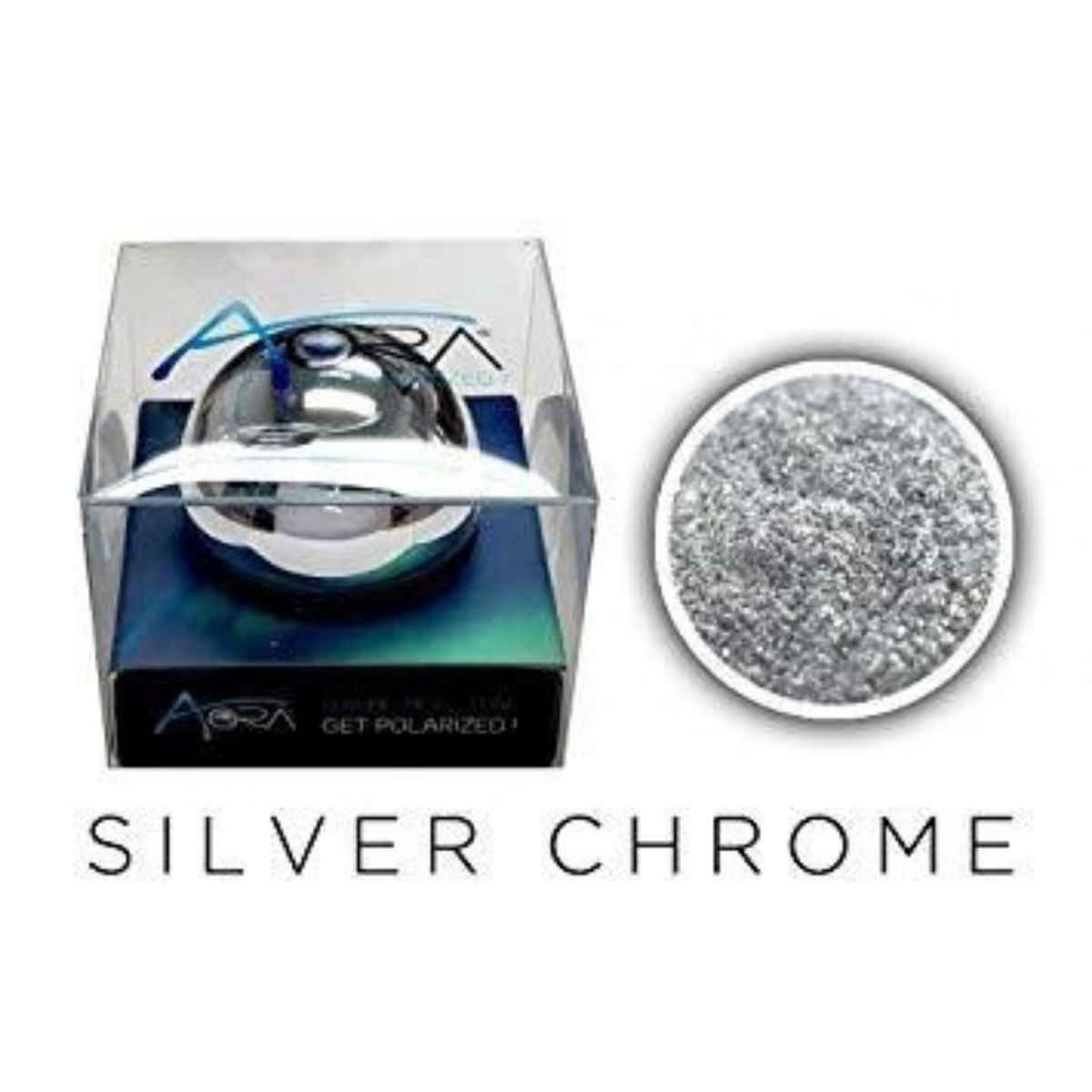 A-ORA CHROME | METALIC HOLOGRAM SILVER - 1G