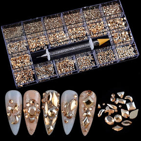 Rhinestone - #11 Champagne - Box of 24 shapes