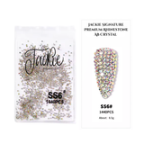 JACKIE SIGNATURE | PREMIUM RHINESTONE | CRYSTAL AB | 1,440 PCS | SS4 - SS12