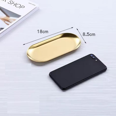 STAINLESS STEEL DECORATIVE TRAY