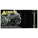 ACTION GLOVES BLACK - Single