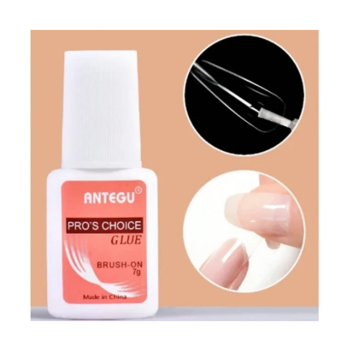 ANTEGU | NAIL GLUE WITH BRUSH - 10G