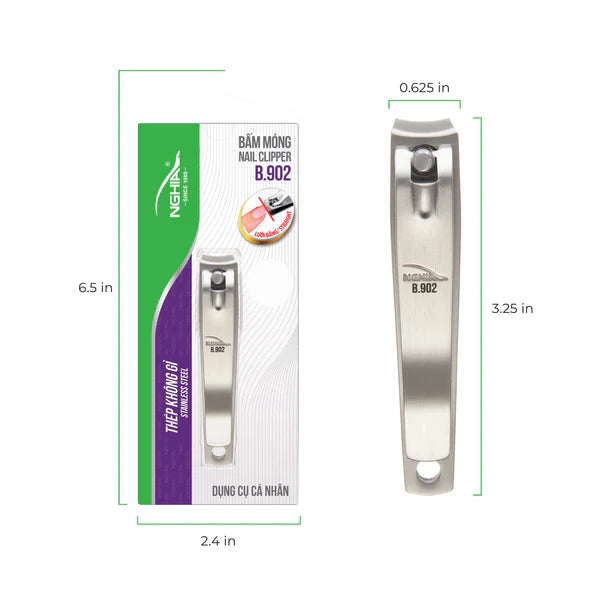 NGHIA | NAIL CLIPPER - (STAINLESS STEEL)
