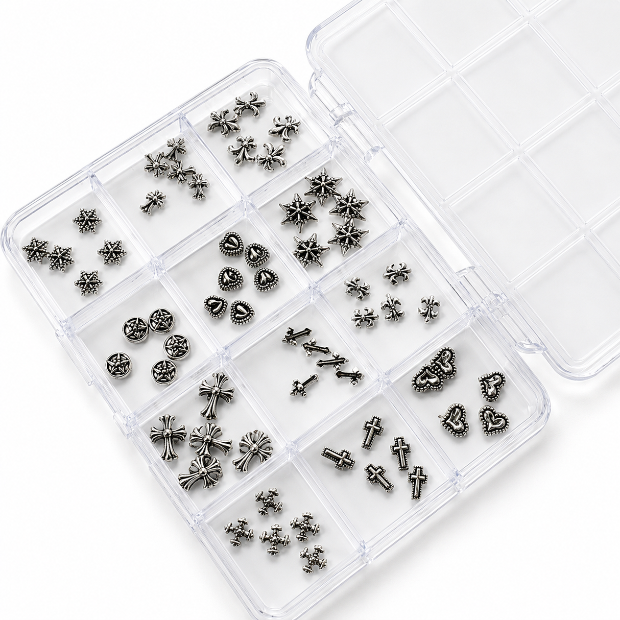 HALLOWEEN NAIL CHARM | METAL CROSS MIX BOX