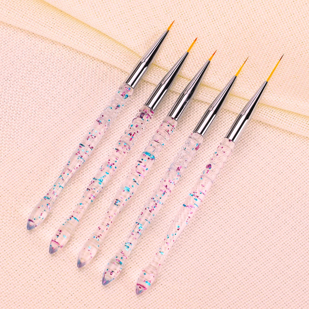 NAIL BRUSH SET | GLITTER LINER ART -