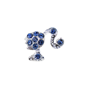 Nail Charms - Barbie Silver - Pack of 10 pcs - Silver/Blue