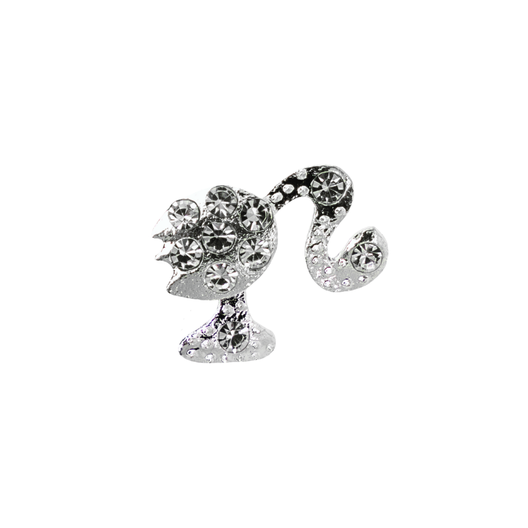 NAIL CHARMS | BARBIE SILVER - PACK OF 10 PCS