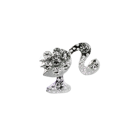 NAIL CHARMS | BARBIE SILVER - PACK OF 10 PCS