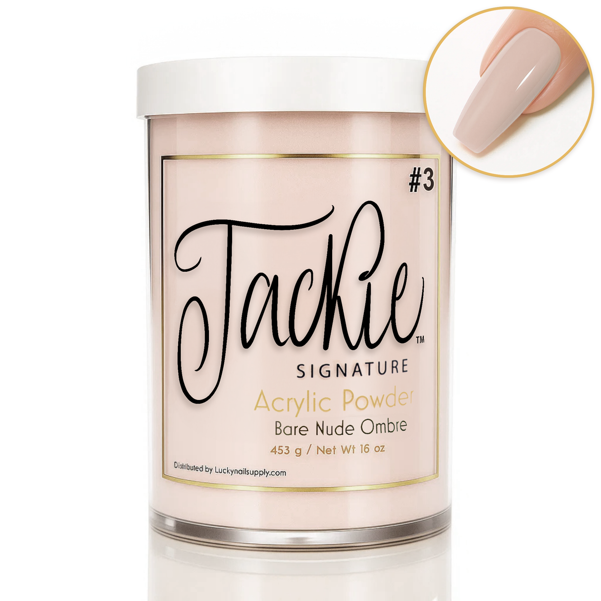 JACKIE SIGNATURE | OMBRE POWDER COLLECTION  - BARE NUDE OMBRE #3 (16 OZ)