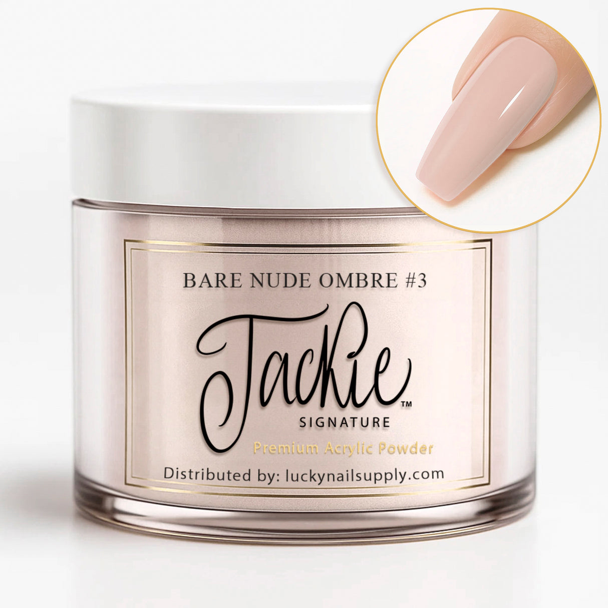 JACKIE SIGNATURE | OMBRE POWDER COLLECTION  - BARE NUDE OMBRE #3 (4 OZ)