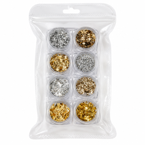 Nail Flake Foil - 8 Jars