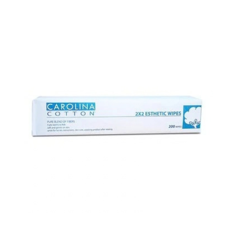 Carolina Cotton - 2X2 Esthetic Wipes - 200 Wipes