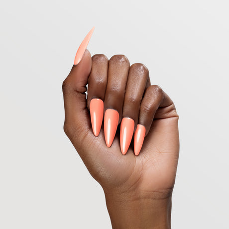 CHAUN LEGEND | GEL POLISH | 5160 – Tag Me Tangerine - dark-hand color swatch