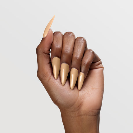 CHAUN LEGEND | GEL POLISH | 5200 – One Night Sand - dark-hand color swatch