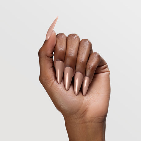 CHAUN LEGEND | GEL POLISH | 5204 – Taupe That Talk - dark-hand color swatch