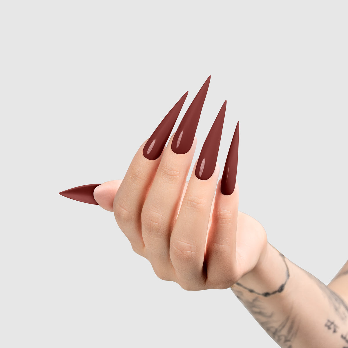 CHAUN LEGEND | GEL POLISH | 5207 – Ryana's Red Kiss - light-hand color swatch