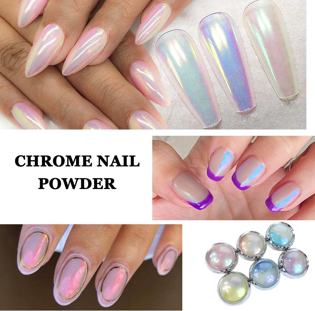 CHROME NAIL | MERMAID AURORA