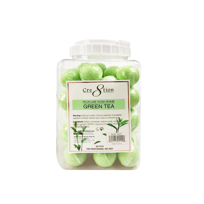 Cre8tion - Pedicure Soak Bomb - Green Tea 30g