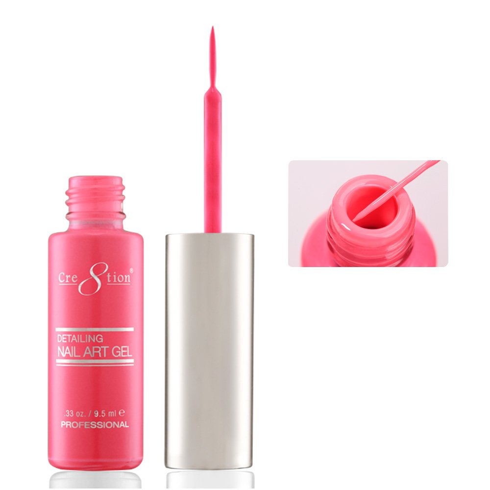 CRE8TION DETAILING NAIL ART GEL 0.33 oz - #11 CORAL