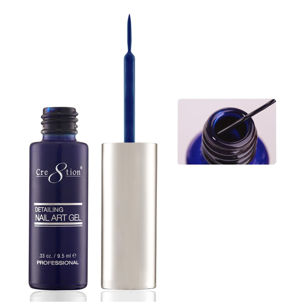 CRE8TION DETAILING NAIL ART GEL 0.33 oz - #14 NAVY BLUE