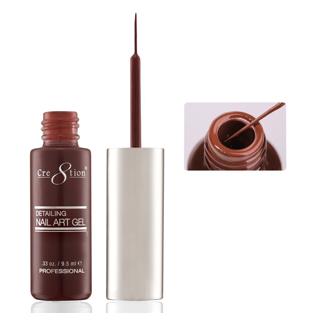 CRE8TION DETAILING NAIL ART GEL 0.33 oz - #15 BROWN
