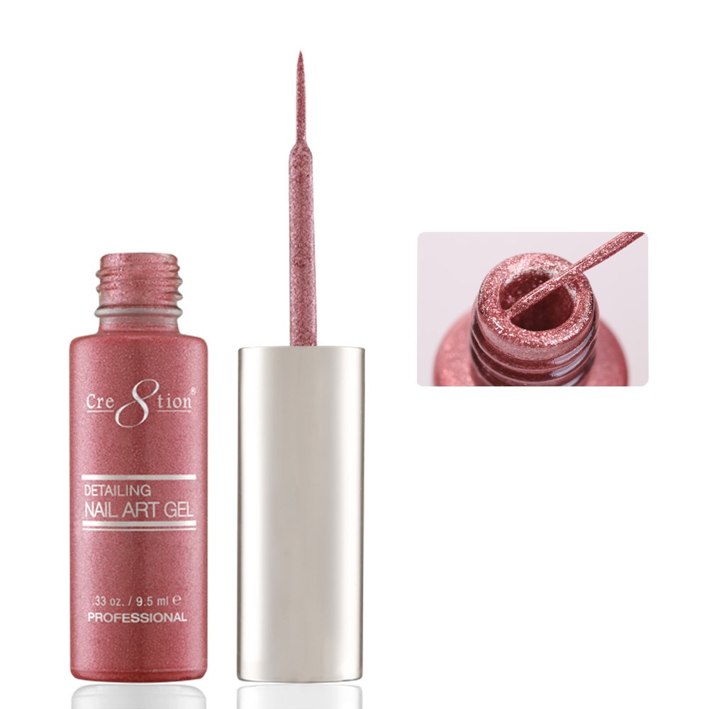 CRE8TION DETAILING NAIL ART GEL 0.33 oz - #24 FINE ROSE GOLD
