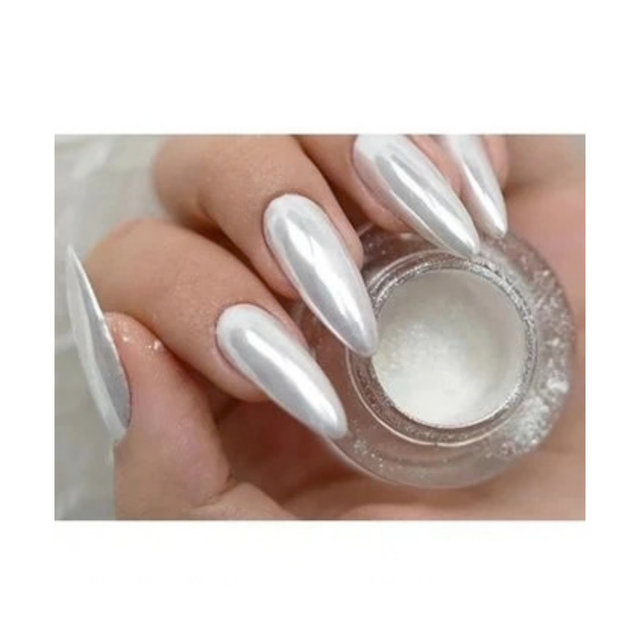 CRE8TION - White Silk Chrome Nail Art Effect - 1G
