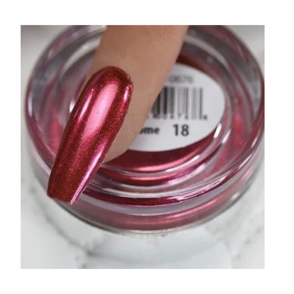 CRE8TION | #18 ROSE PINK CHROME NAIL ART EFFECT - 1G