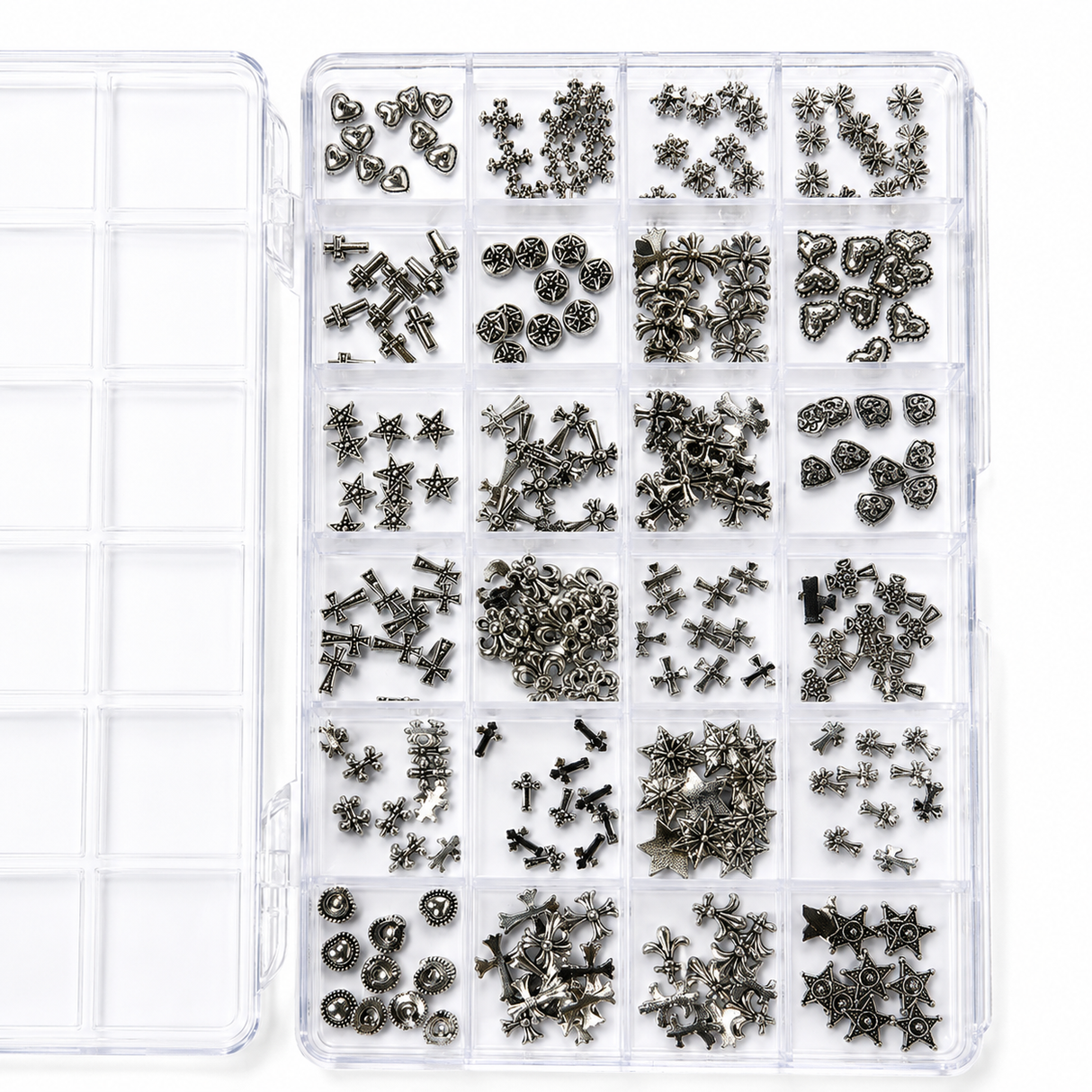 HALLOWEEN NAIL CHARM | METAL CROSS MIX BOX