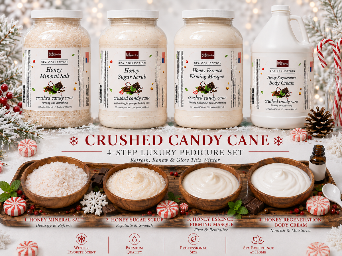 Bellalux - Crushed Candy Cane (4 Step Gallon Spa Set) - Set of 4